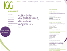 Tablet Screenshot of igg-berlin.de